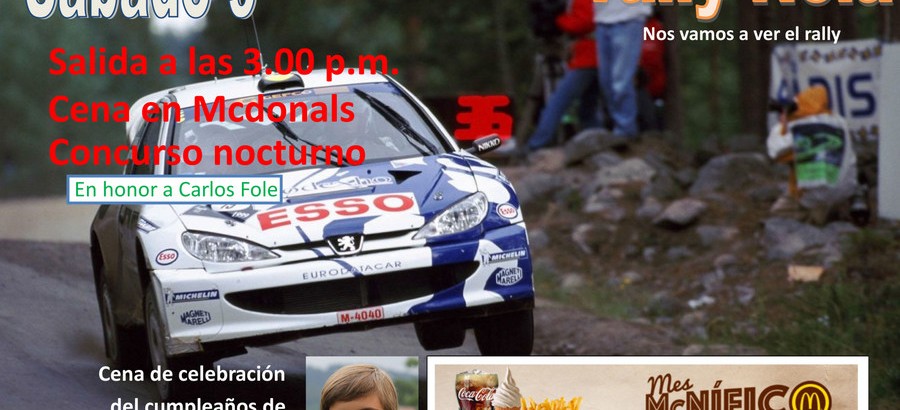 Sábado 9: Cumple de Carlos Fole