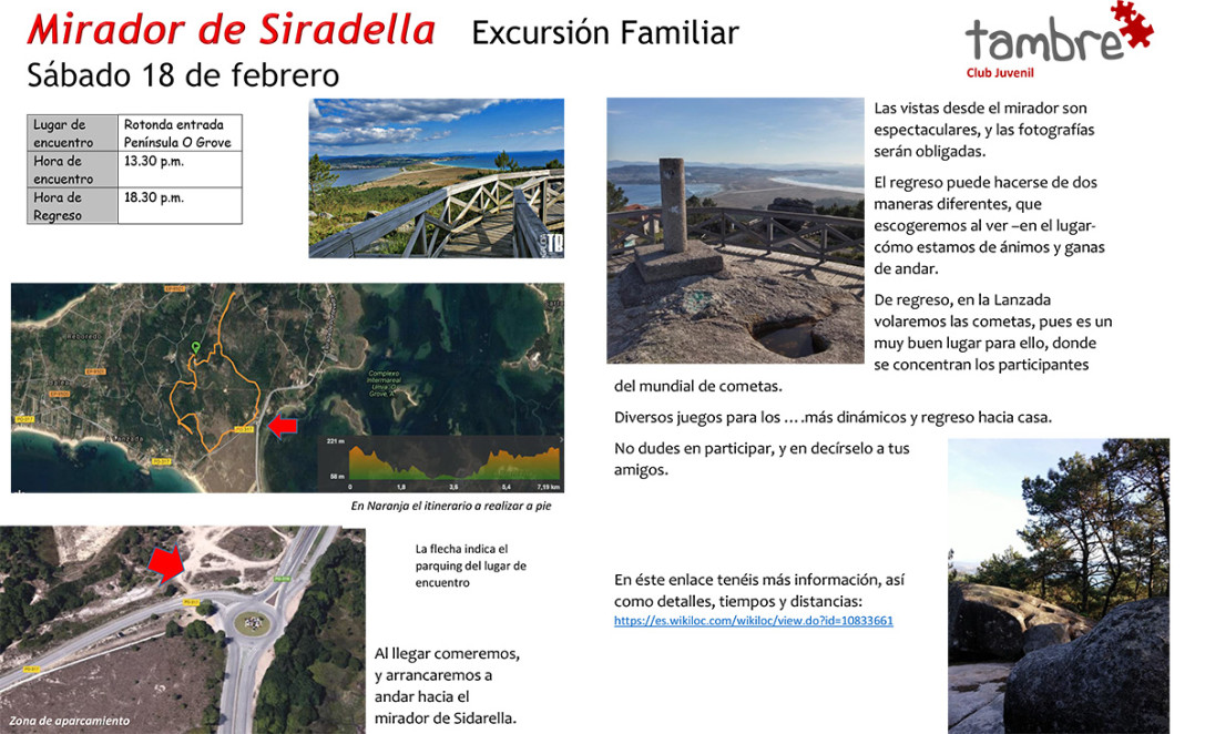 Excursión Familiar – Sábado 18.II