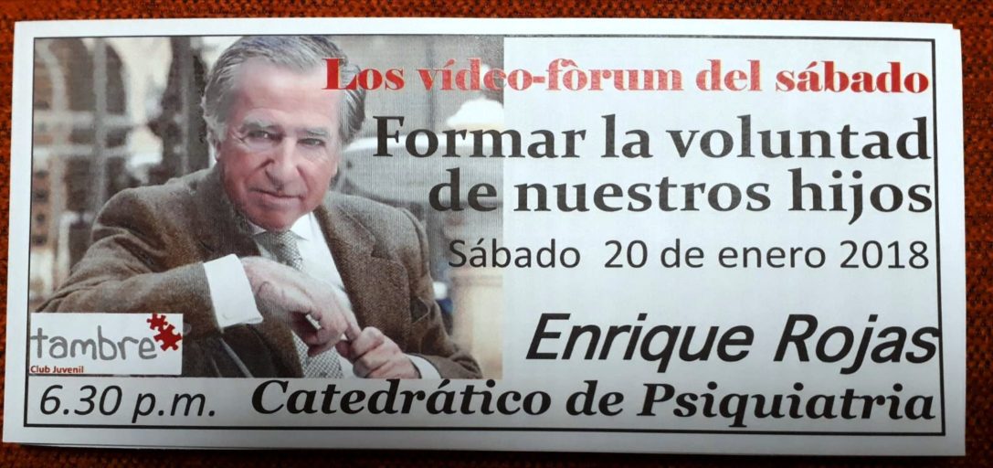 VIDEO FORUM (SABADO 20/01/2017 – 18,30 HORAS)