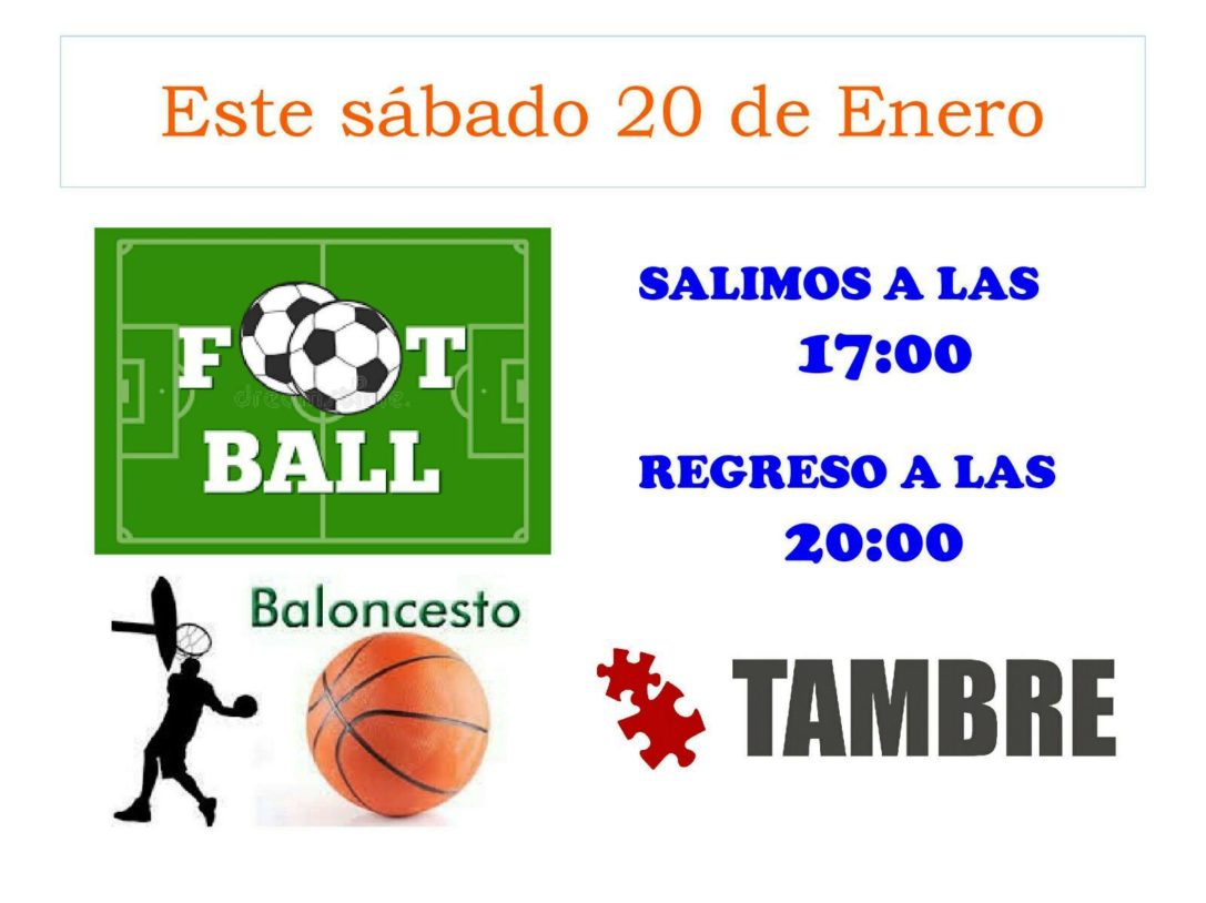 FUTBOL SABADO 20 DE ENERO 17:00 HORAS