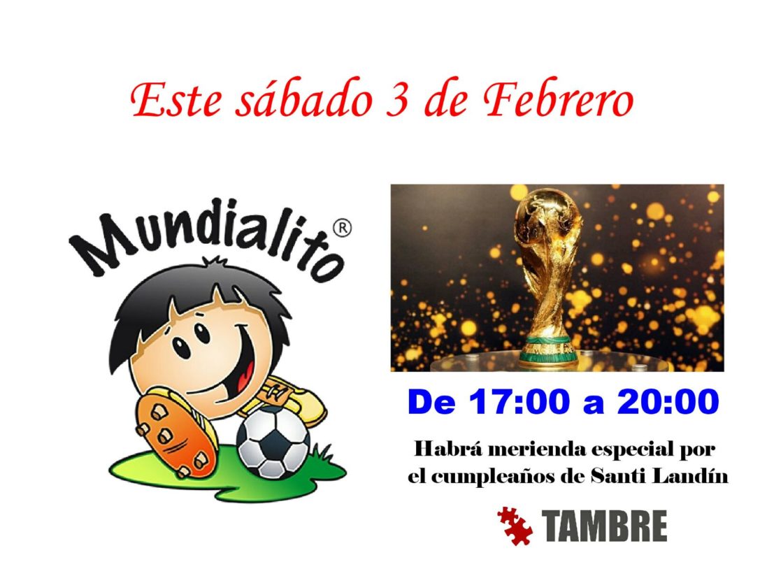 MUNDIALITO SABADO 3 DE FEBBRERO