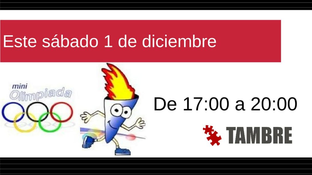 Mini OLIMPIADA (Sábado 1 de diciembre)
