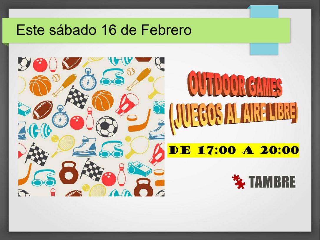 Actividades Sábado 16.02.2019